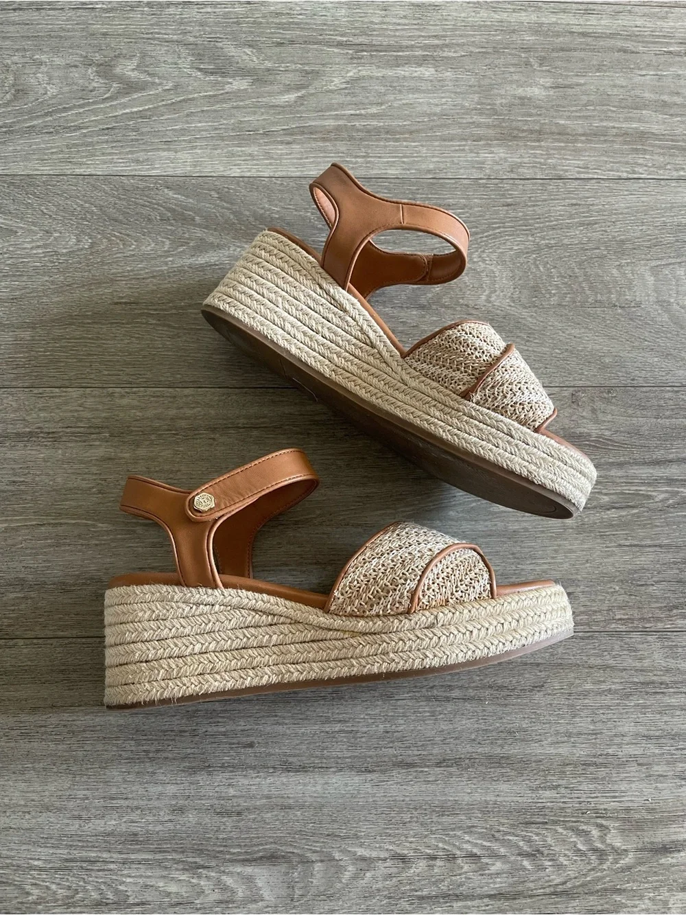 Karl Lagerfeld Celeste Platform Wedge Sandal - 9.5